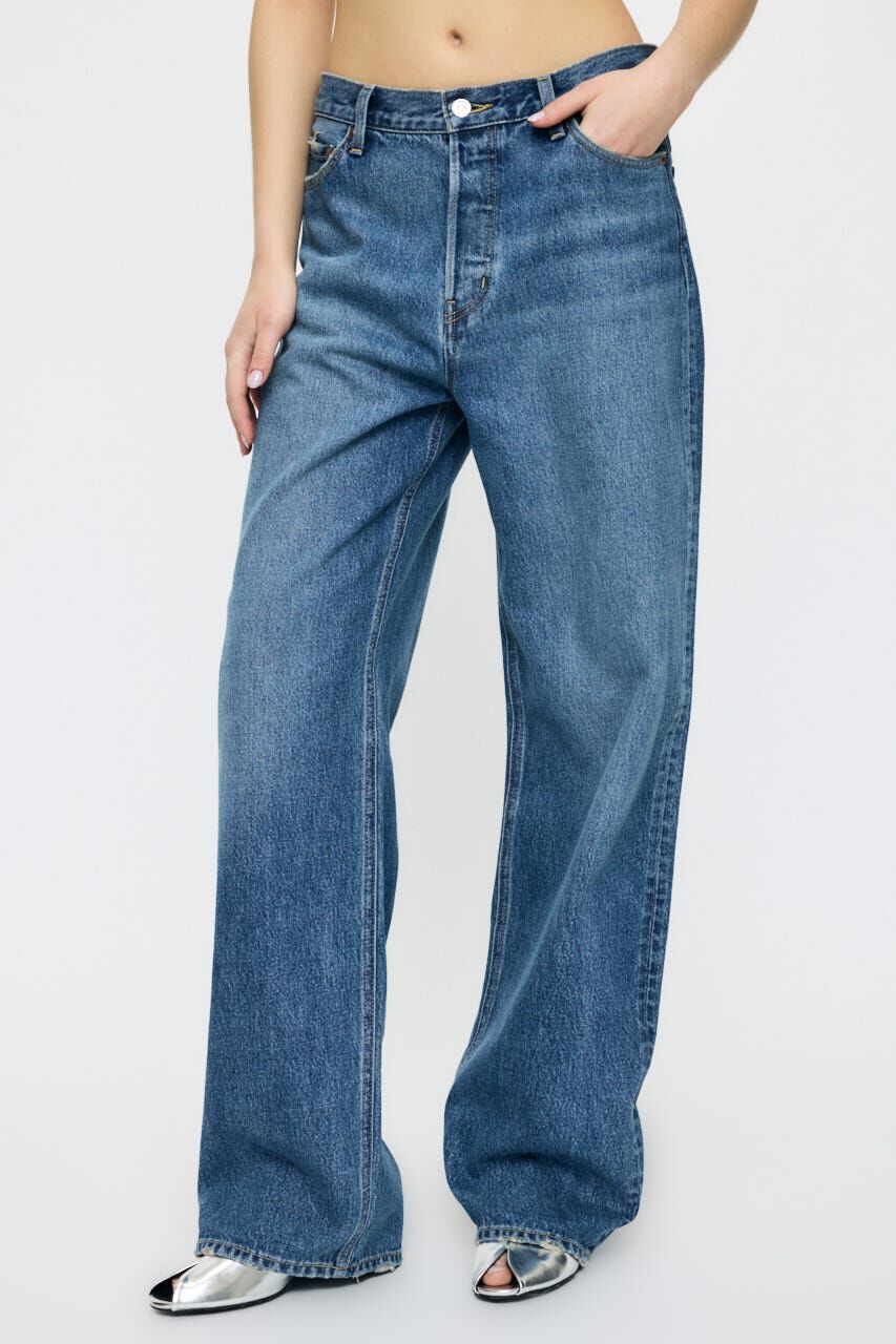 MOUSSY「LOW SLUNG ストレート」|デニム|