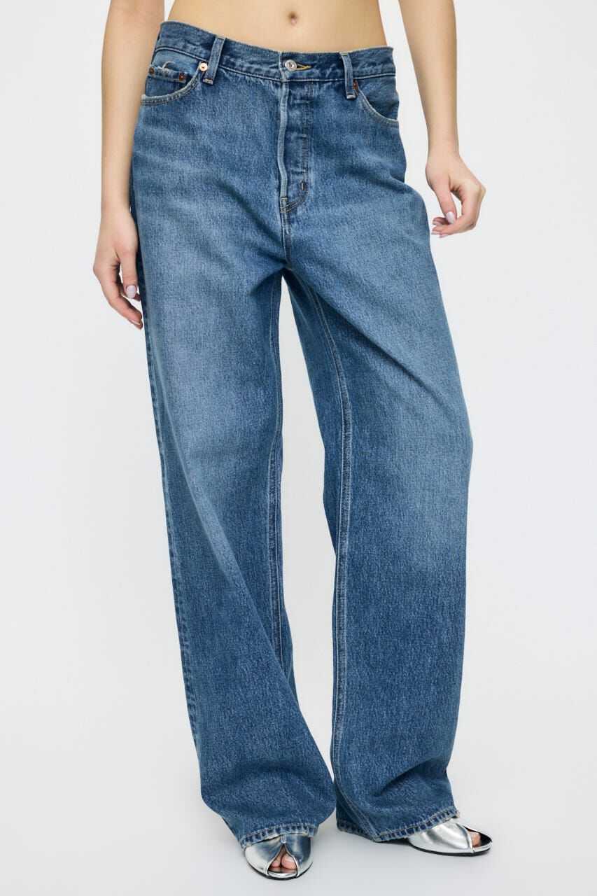 MOUSSY「LOW SLUNG ストレート」|デニム|