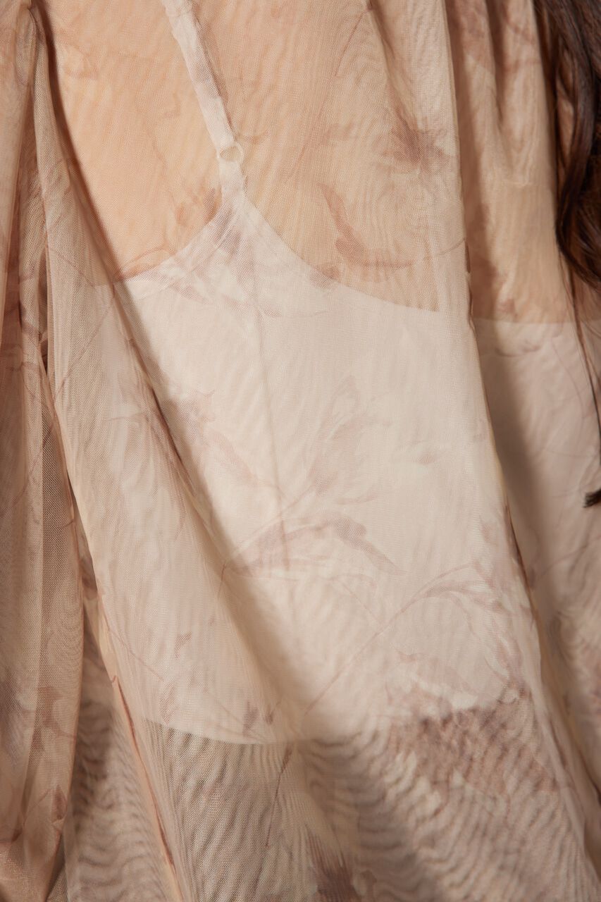 rienda「チュールボウタイネックトップス」|シャツ・ブラウス|