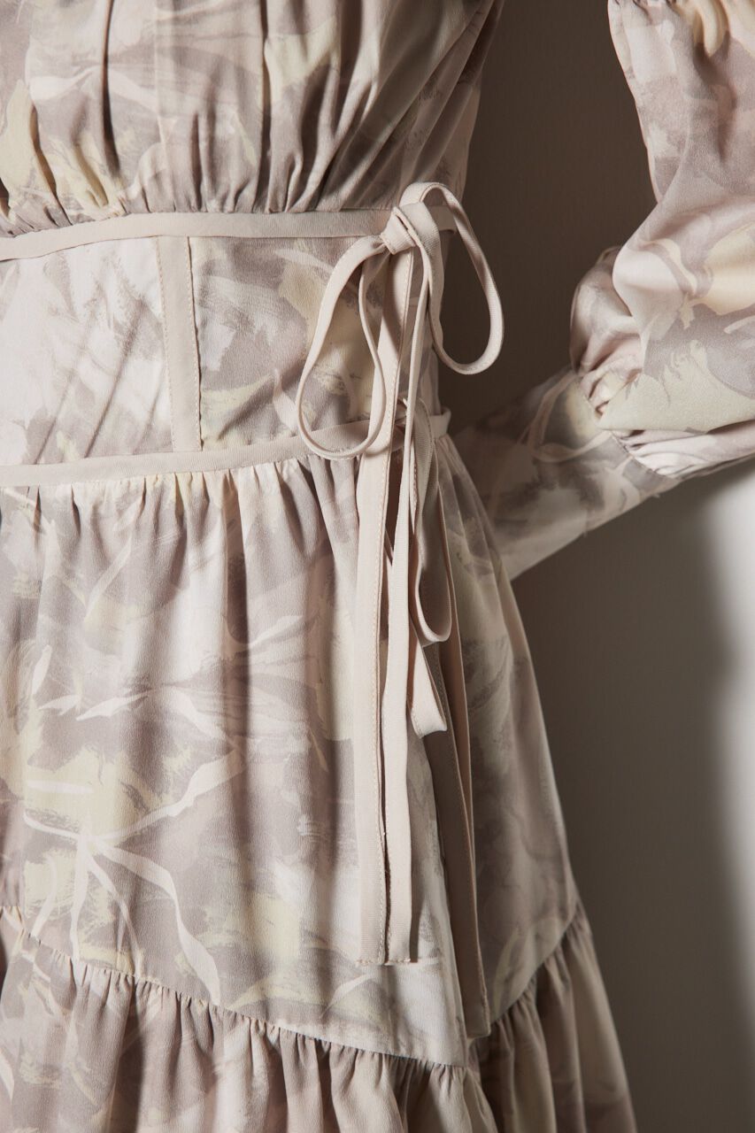 rienda「サイドリボンフレアワンピース」|ワンピース|