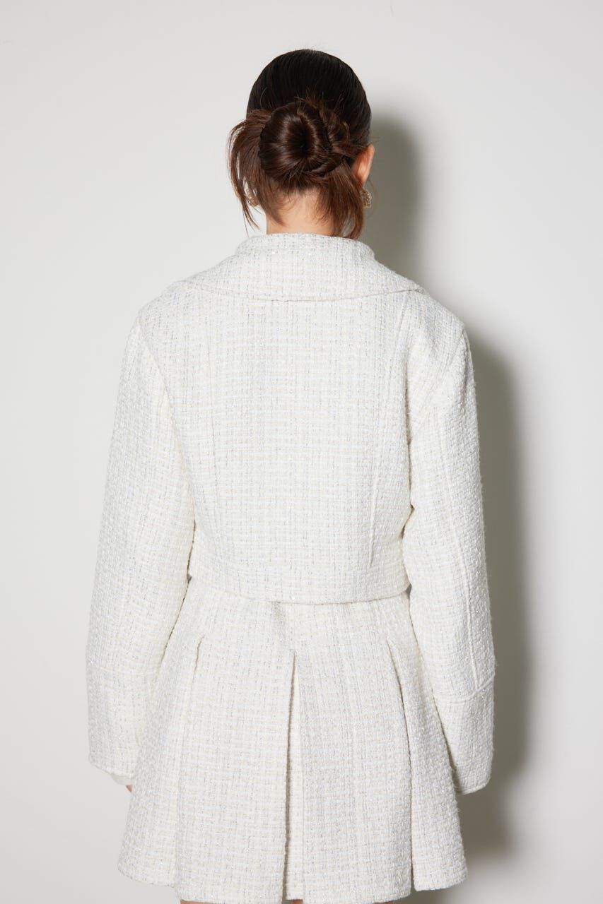 rienda「ツイードショートライダースジャケット」|その他|