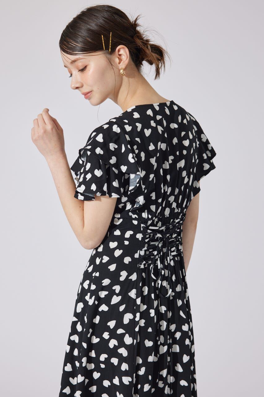 rienda「ダブルフレアスリーブワンピース」|ワンピース|