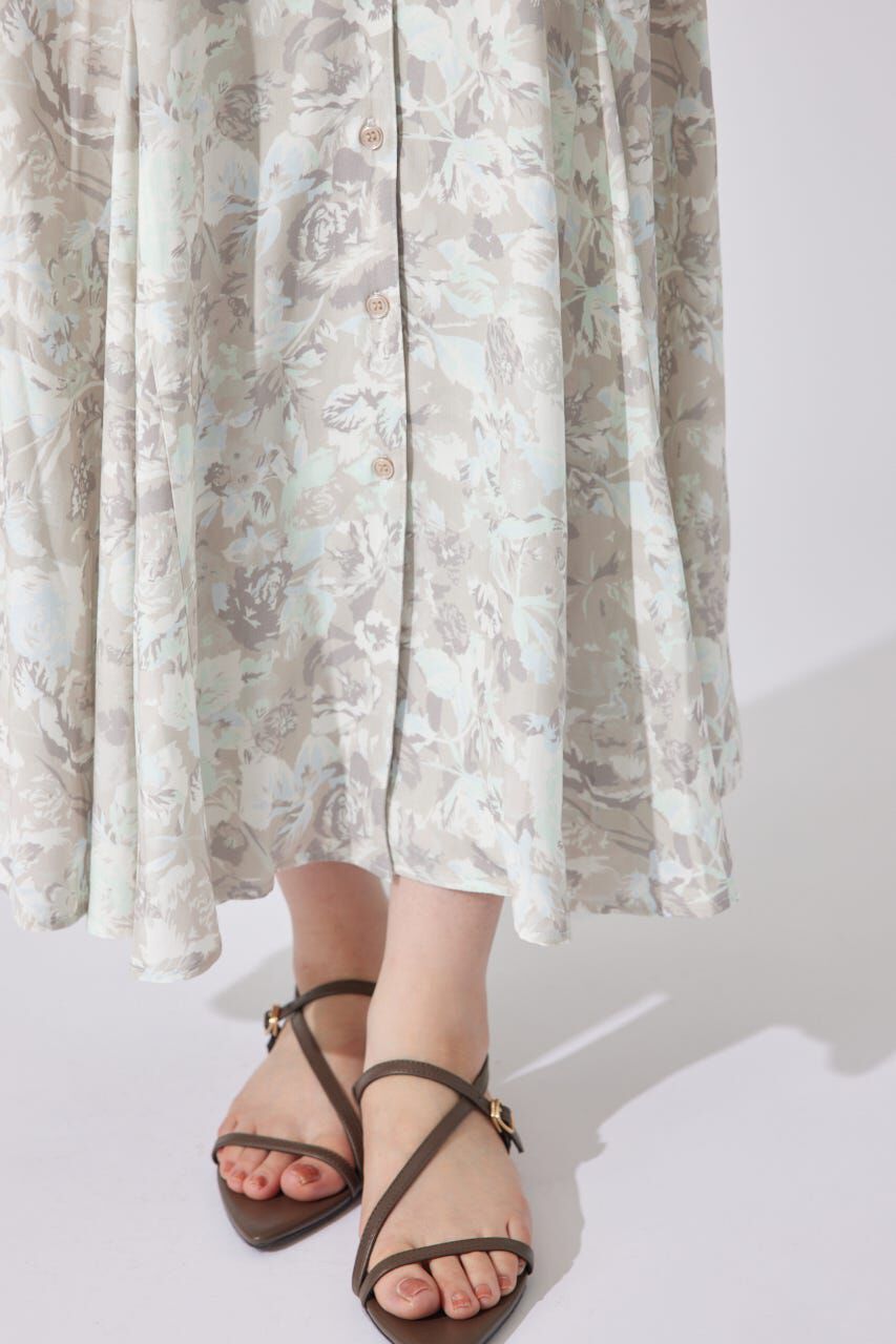 rienda「ダブルフレアスリーブワンピース」|ワンピース|