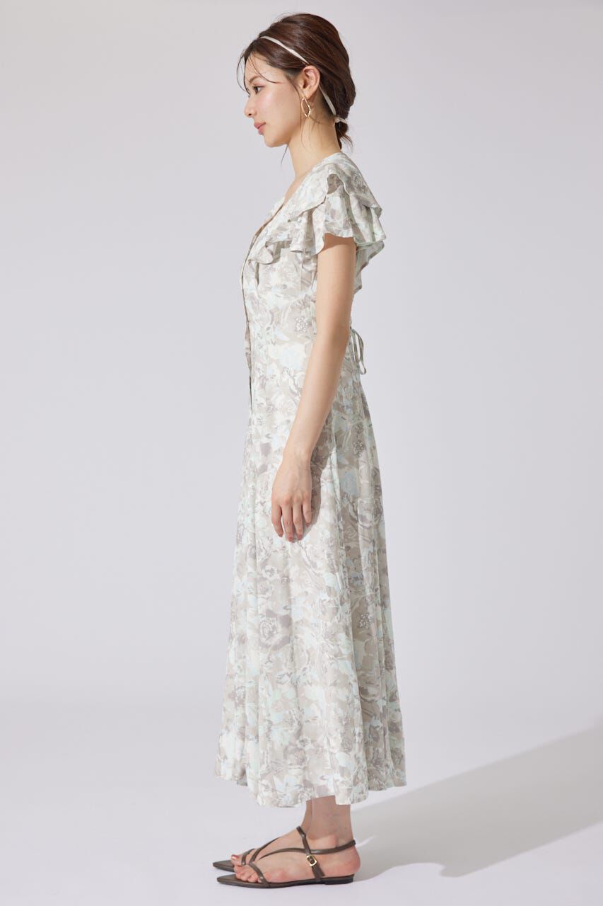 rienda「ダブルフレアスリーブワンピース」|ワンピース|