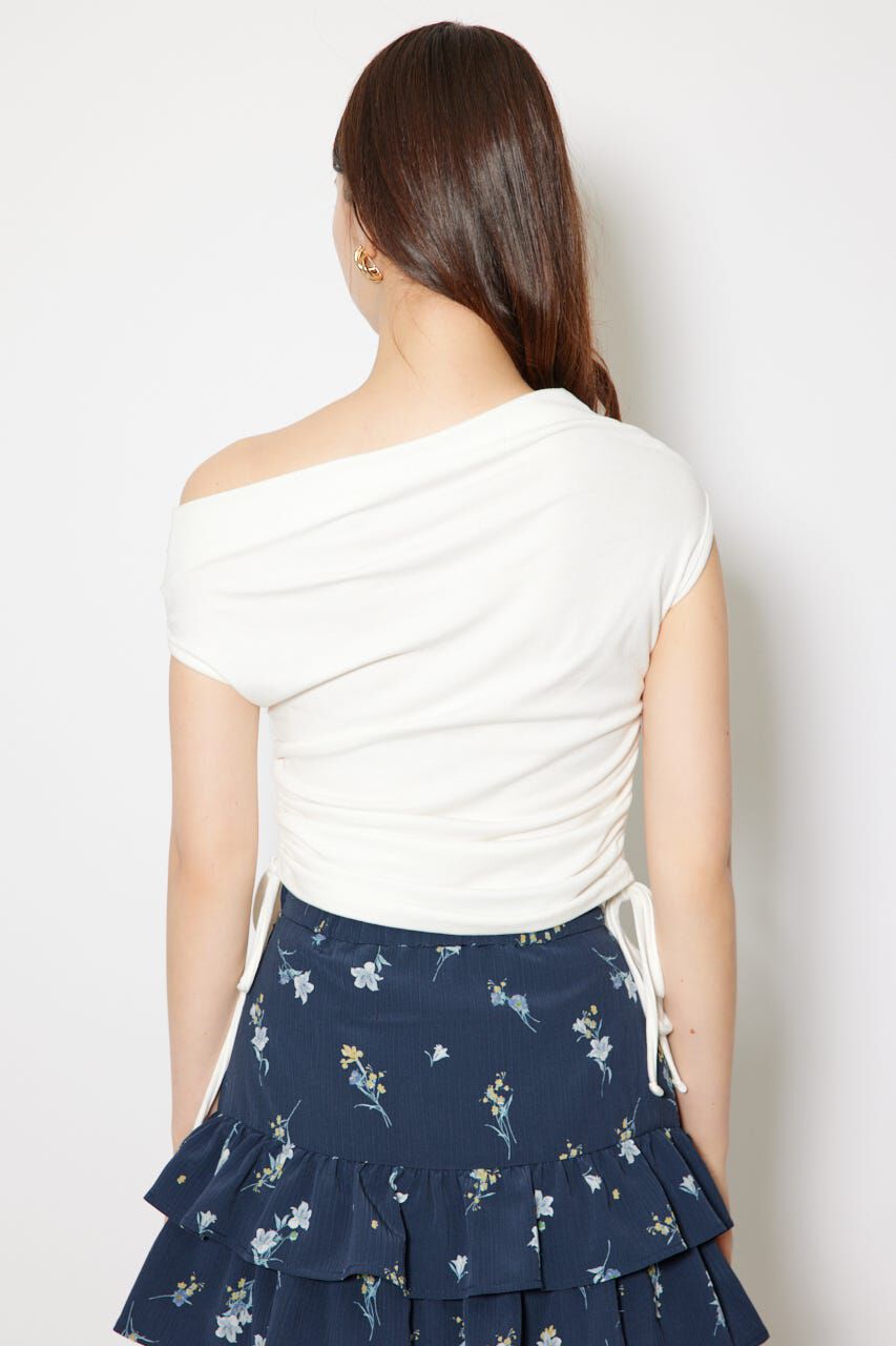 rienda「カシュクールサイドドロストトップス」|Tシャツ・カットソー|