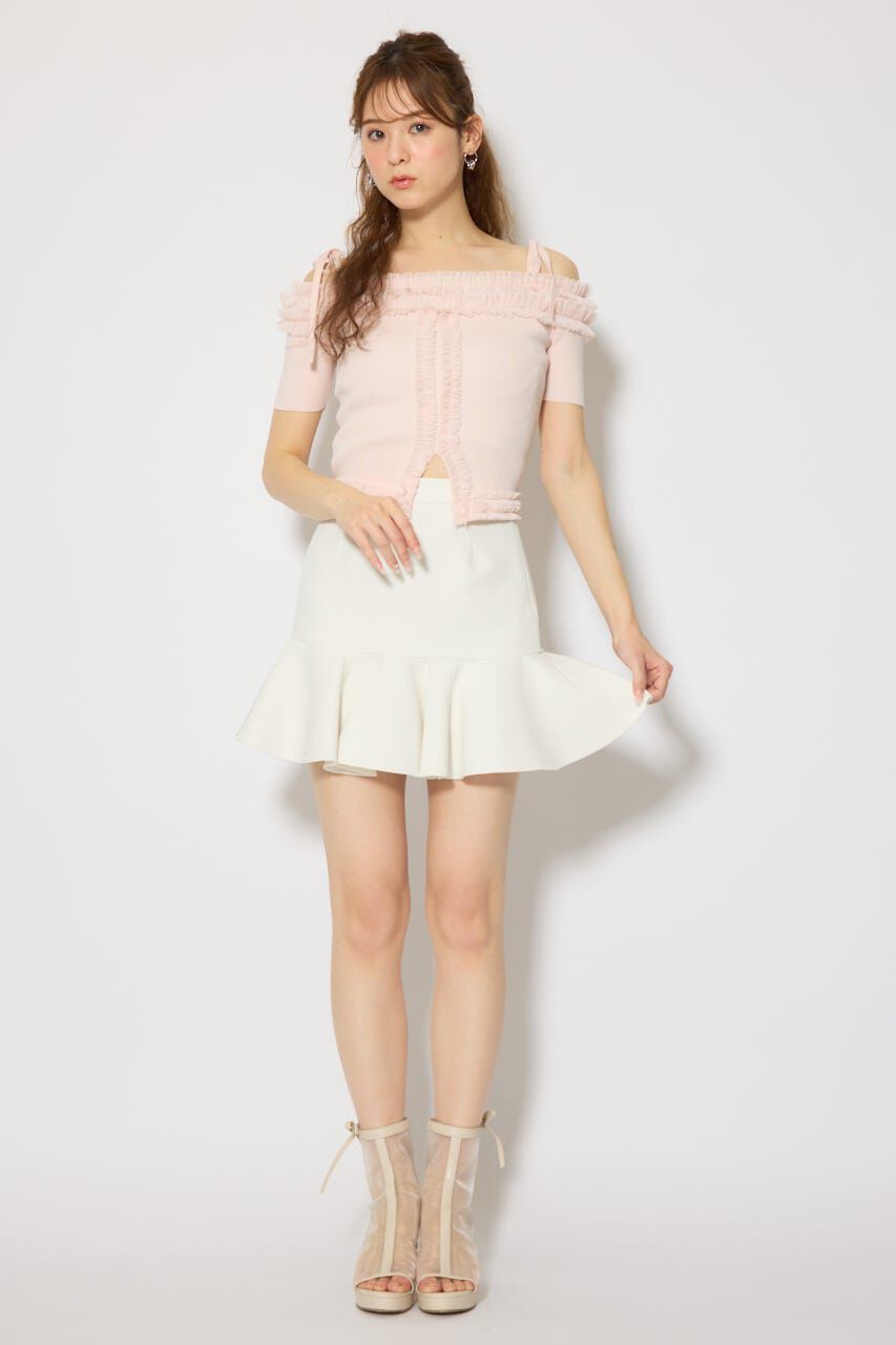 rienda「サーキュラーフレアジャストウエストスカート」|スカート|