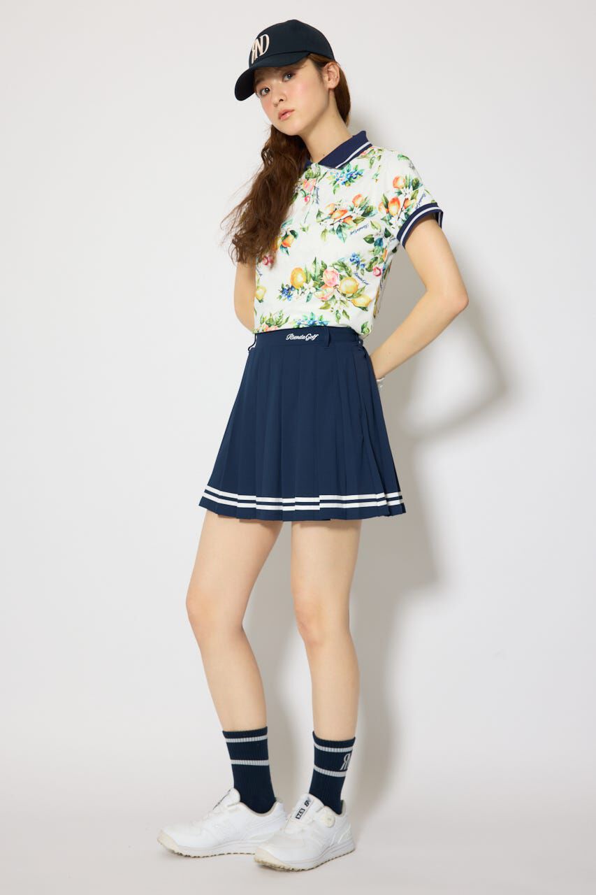 rienda「ラインプリーツフレアスカート」|スカート|