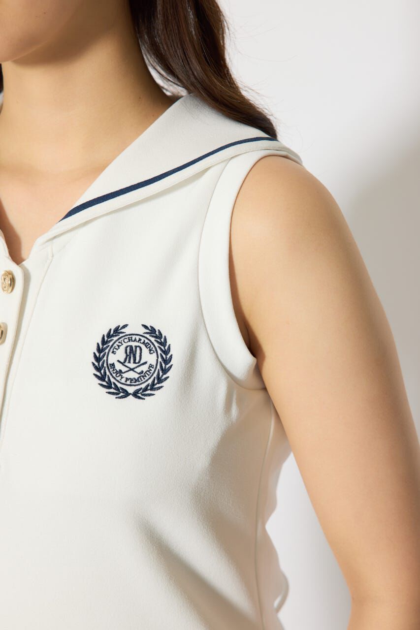 rienda「セーラーカラーカットワンピース」|ワンピース|