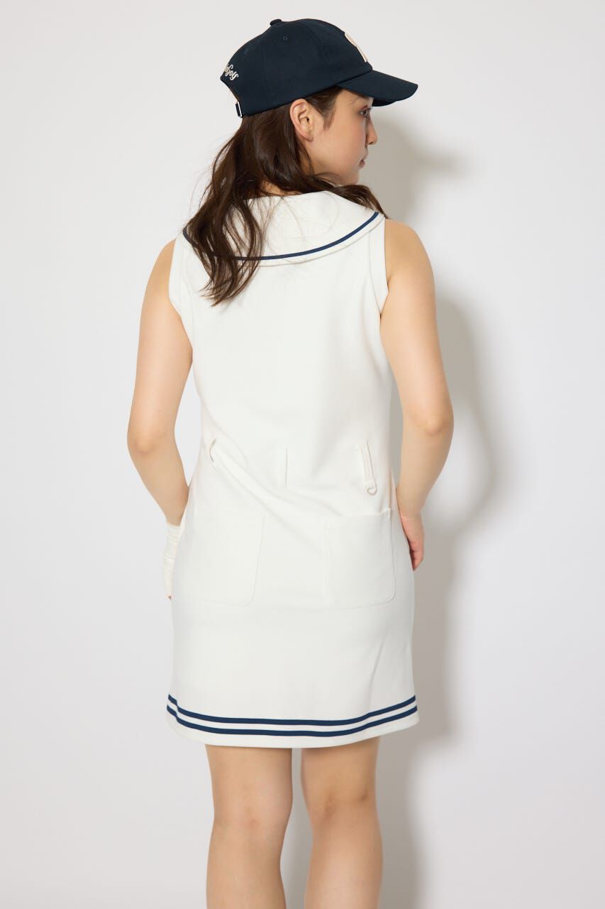 rienda「セーラーカラーカットワンピース」|ワンピース|