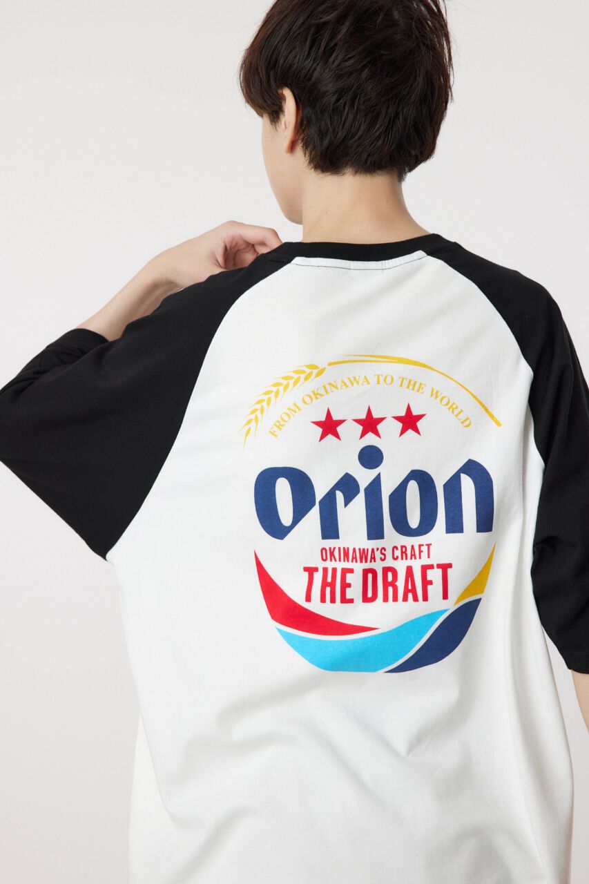 RODEO CROWNS「Orion BeerxRCSラグラン5分トップス」|Tシャツ・カットソー|