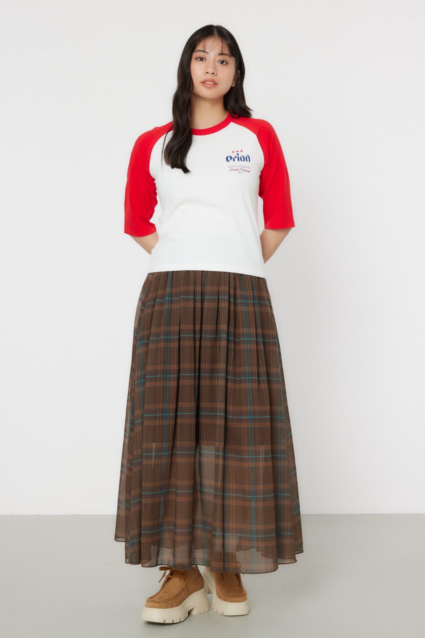 RODEO CROWNS「Orion BeerxRCSラグラン5分トップス」|Tシャツ・カットソー|