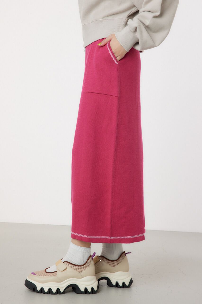 RODEO CROWNS「スウェットライクカラーステッチニットスカート」|その他|