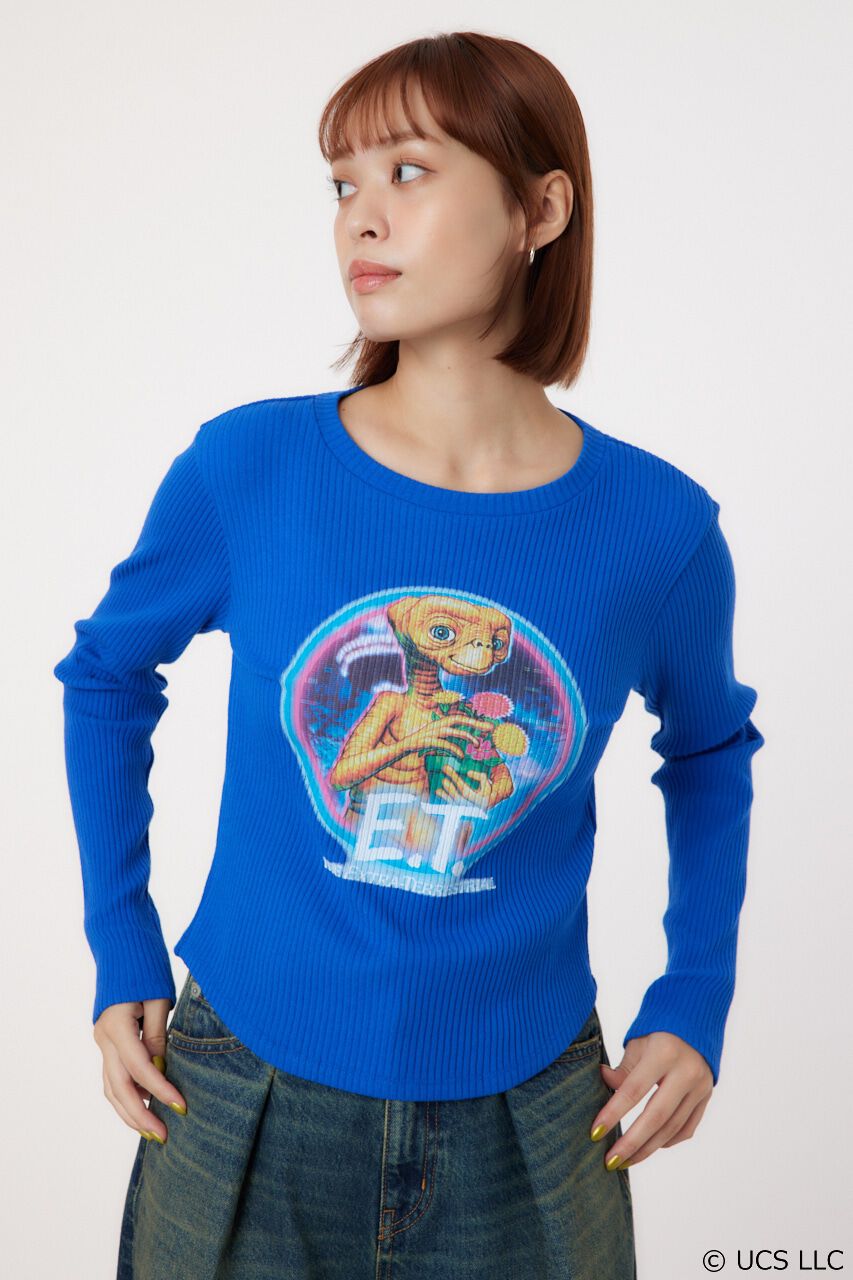 RODEO CROWNS「(E.T.)リブトップス」|Tシャツ・カットソー|BLU
