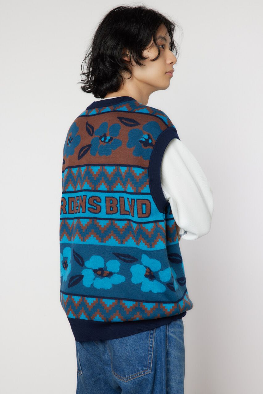 RODEO CROWNS「JQDニットベスト」|ニット・セーター|