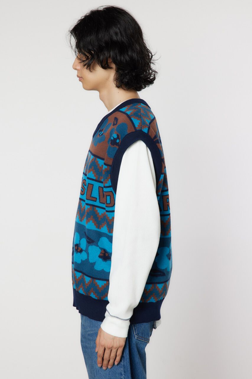 RODEO CROWNS「JQDニットベスト」|ニット・セーター|