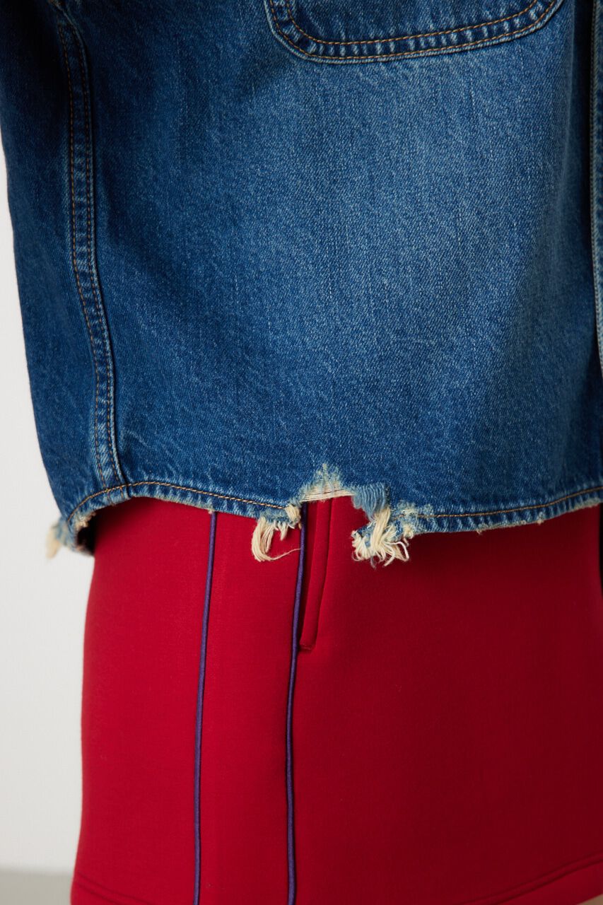 RODEO CROWNS「ダメージデニムシャツ」|シャツ・ブラウス|