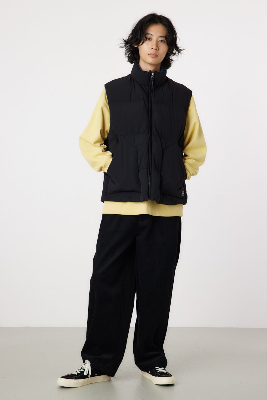 RODEO CROWNS「stand-neck パディングベスト」|ダウンベスト・ベスト|