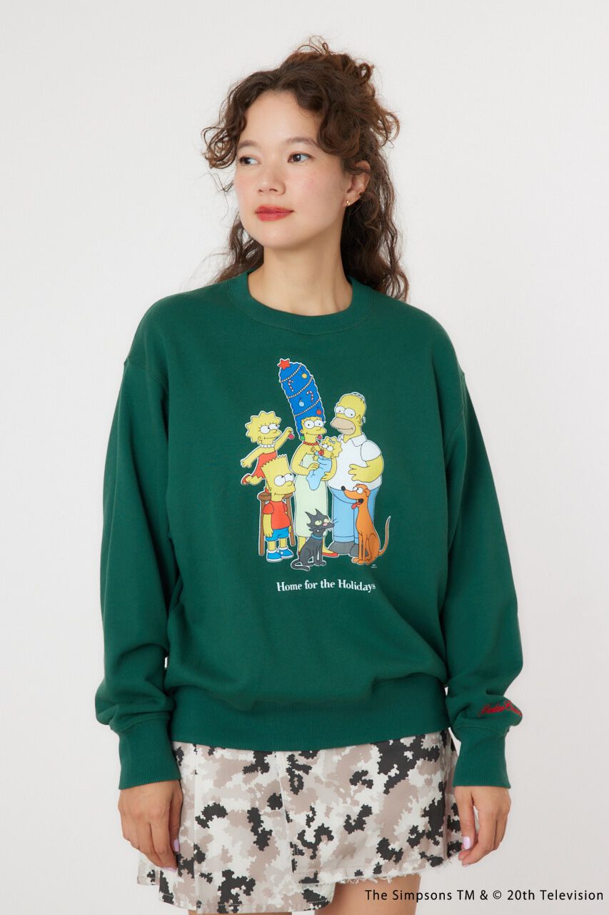 RODEO CROWNS「(THE SIMPSONS)Xmasスウェットトップス」|パーカー|