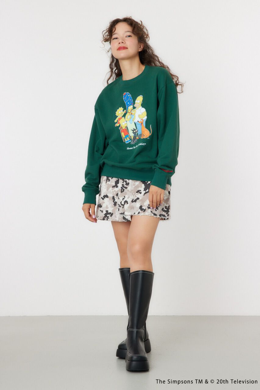 RODEO CROWNS「(THE SIMPSONS)Xmasスウェットトップス」|パーカー|