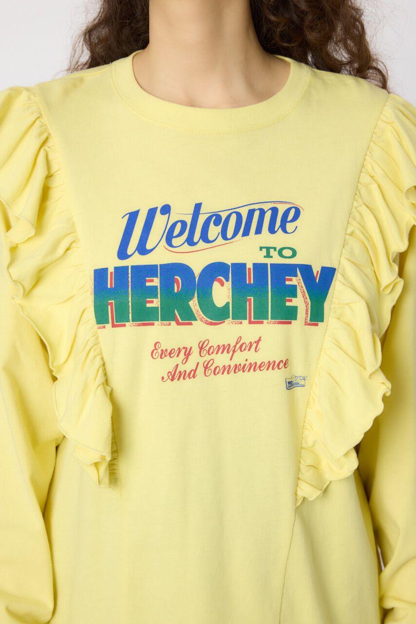 RODEO CROWNS「HERCHEYフリル ロングスリーブTシャツ」|Tシャツ・カットソー|
