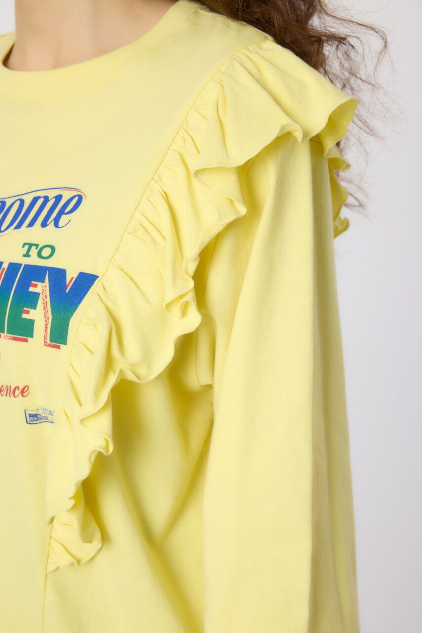 RODEO CROWNS「HERCHEYフリル ロングスリーブTシャツ」|Tシャツ・カットソー|