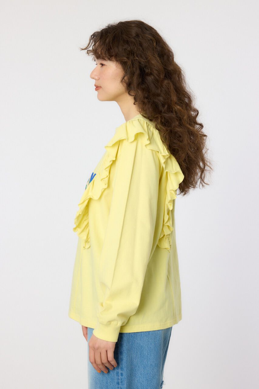 RODEO CROWNS「HERCHEYフリル ロングスリーブTシャツ」|Tシャツ・カットソー|