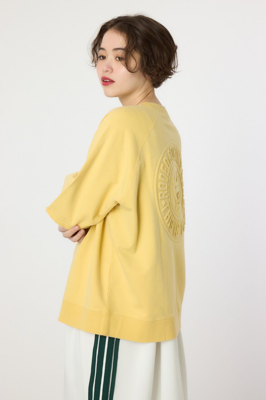 RODEO CROWNS「CIRCLE エンボスロゴ半袖スウェットトップス」|Tシャツ・カットソー|