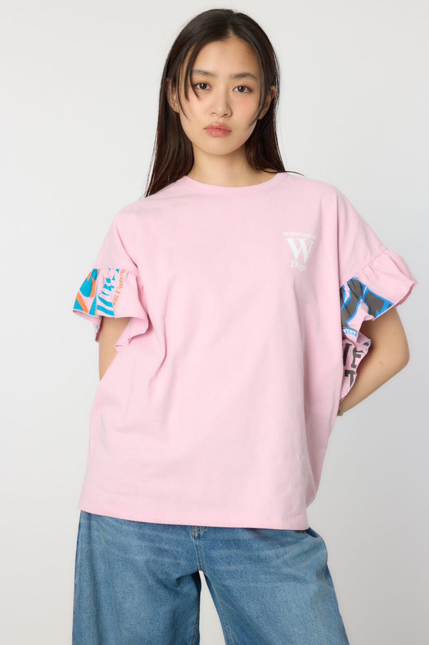 RODEO CROWNS「カスタムリメイクフリルアームトップス」|Tシャツ・カットソー|