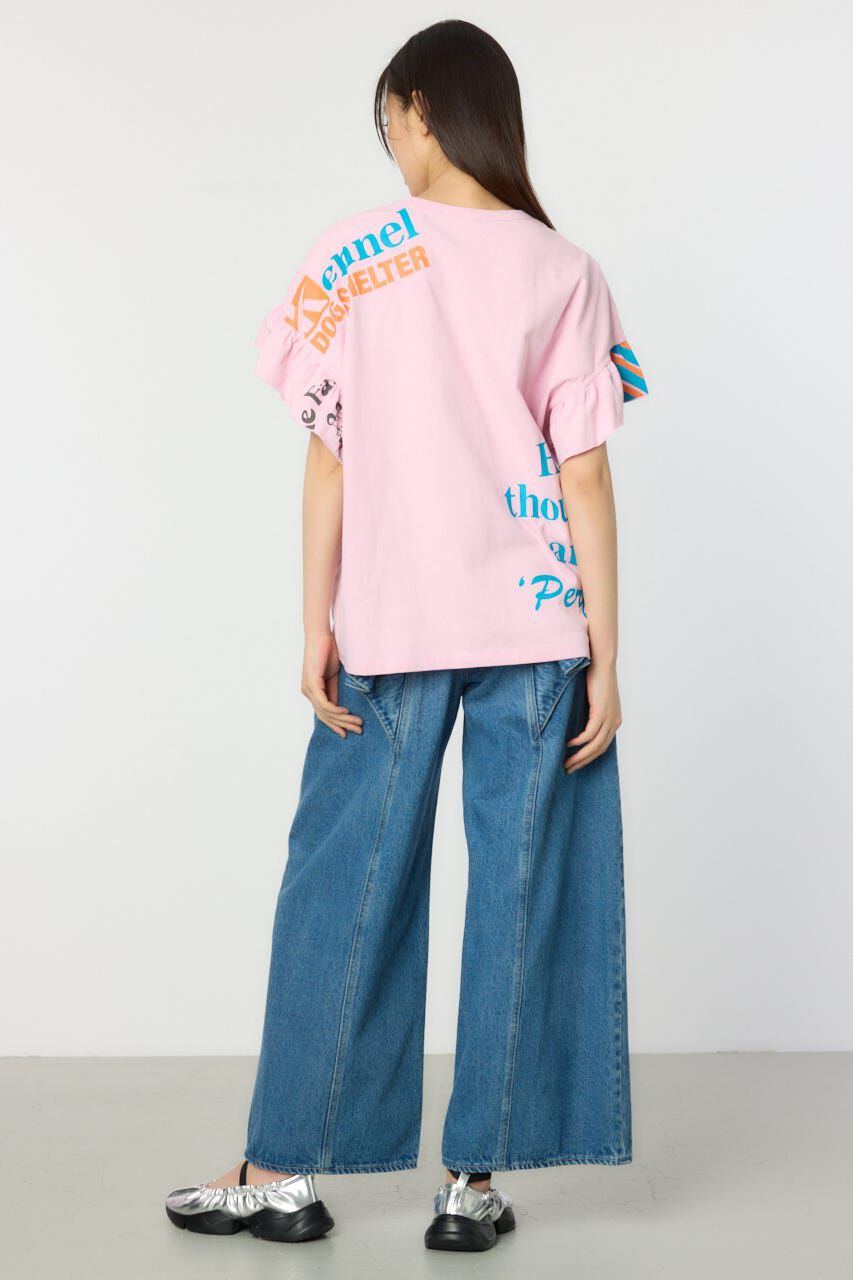 RODEO CROWNS「カスタムリメイクフリルアームトップス」|Tシャツ・カットソー|