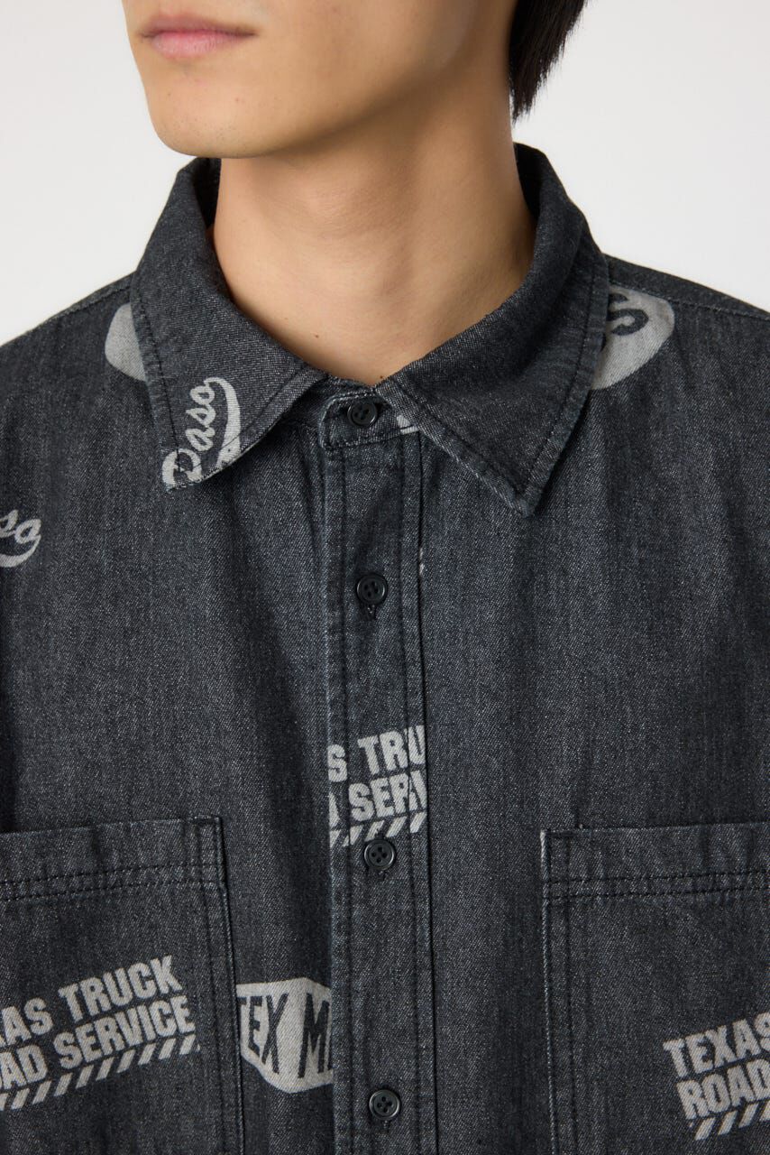 RODEO CROWNS「スタンプデニムシャツ」|シャツ・ブラウス|