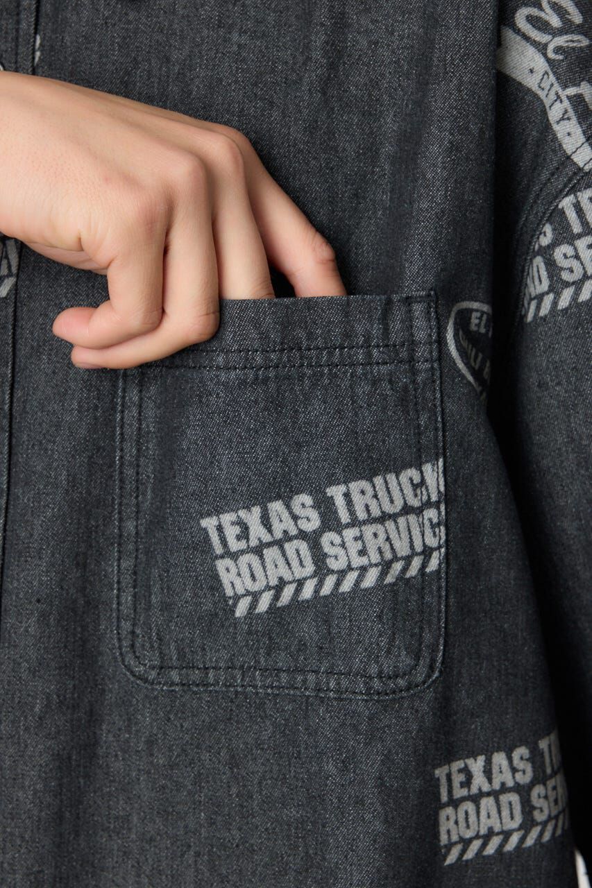 RODEO CROWNS「スタンプデニムシャツ」|シャツ・ブラウス|