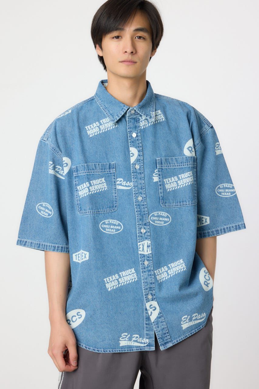RODEO CROWNS「スタンプデニムシャツ」|シャツ・ブラウス|
