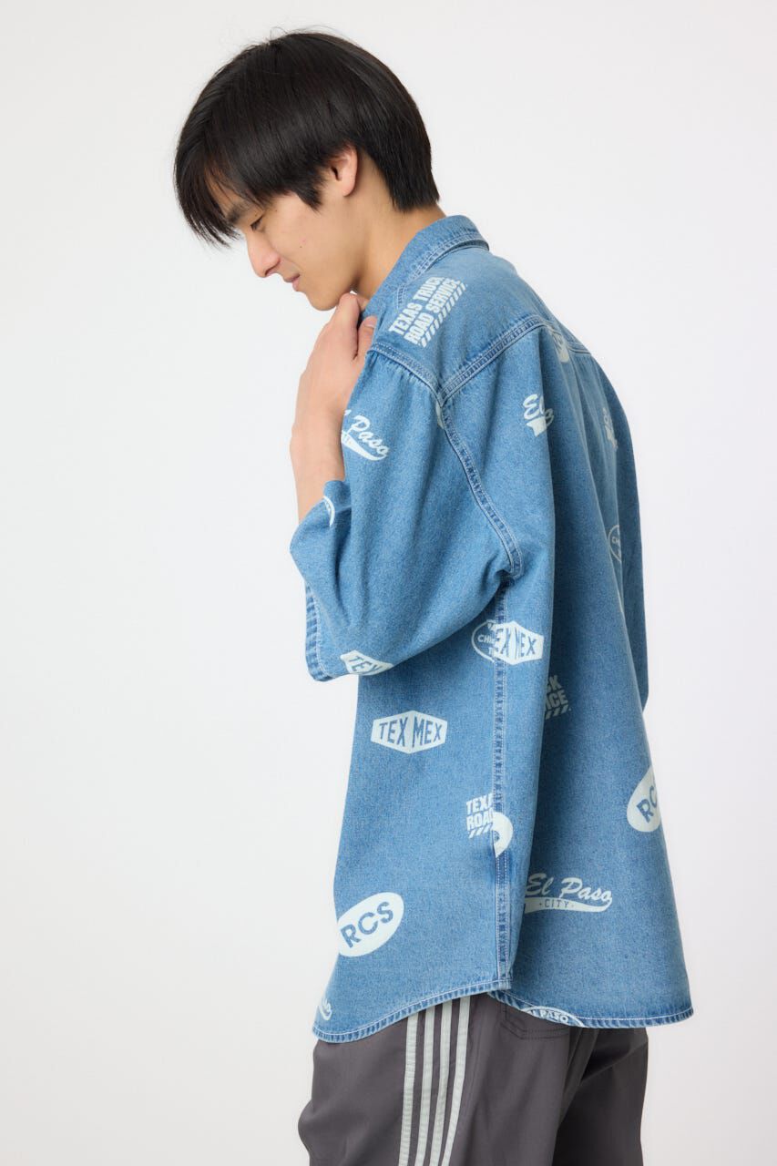 RODEO CROWNS「スタンプデニムシャツ」|シャツ・ブラウス|