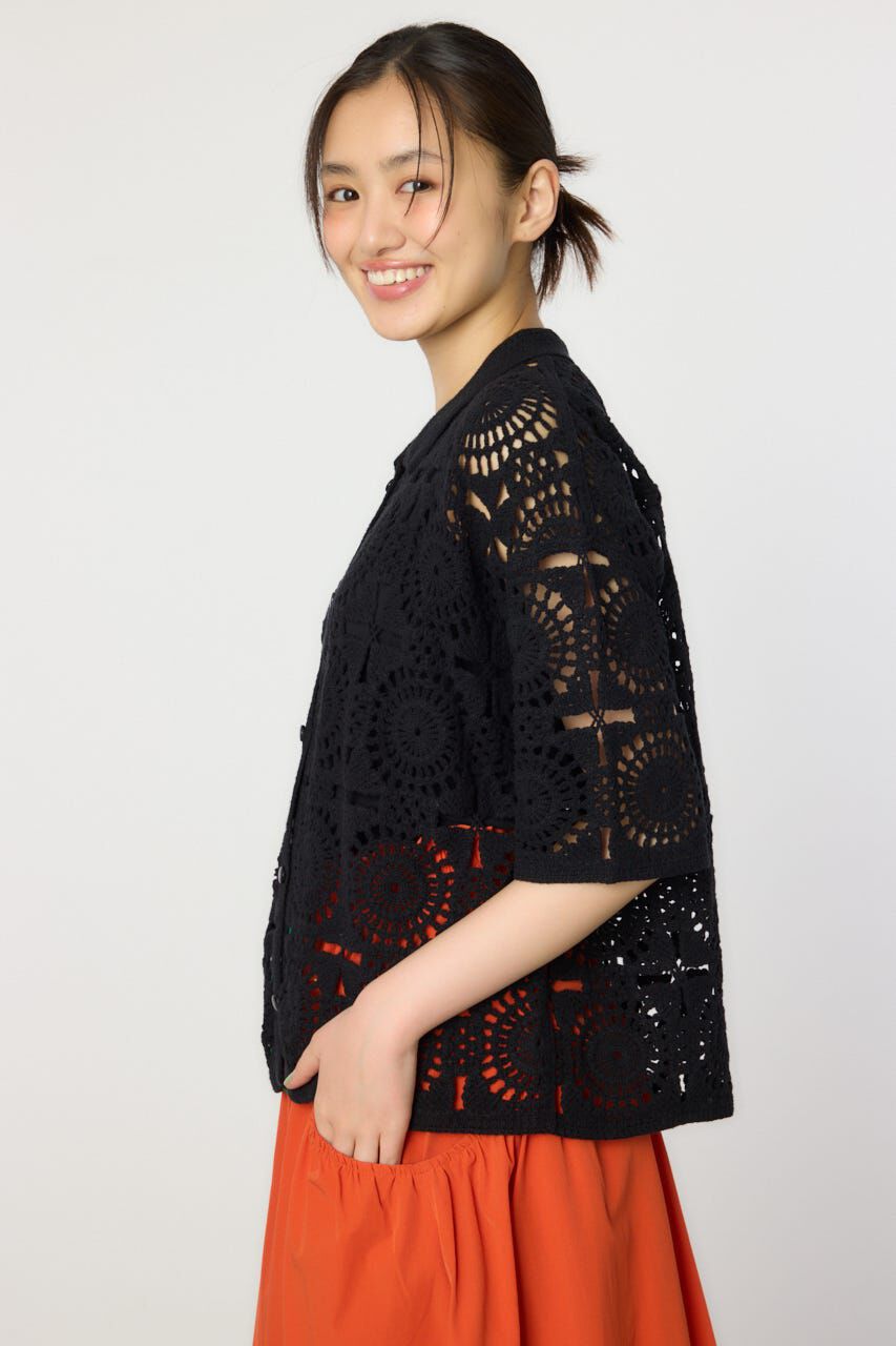 RODEO CROWNS「クロシェカーディガン」|シャツ・ブラウス|