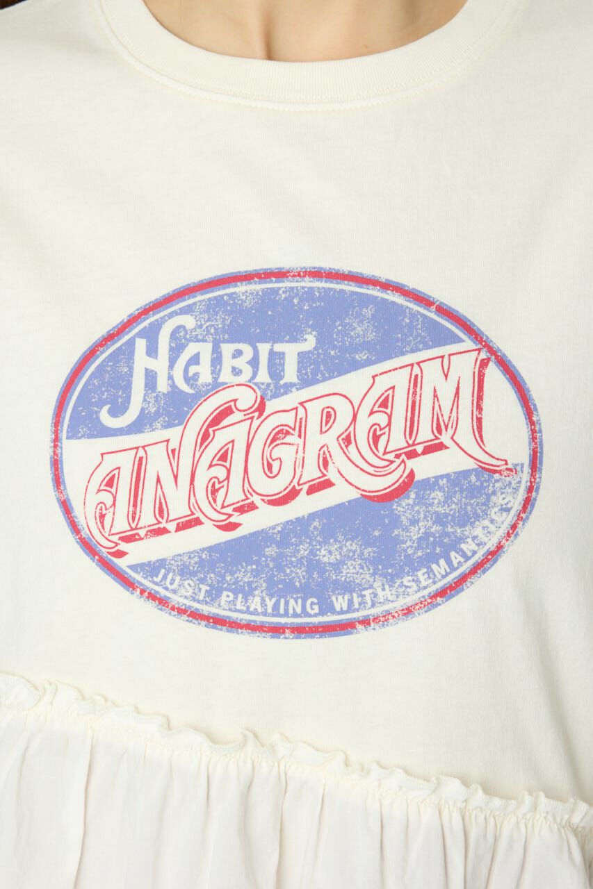 RODEO CROWNS「オーバルプリントドッキングフリルチュニック」|タンクトップ|