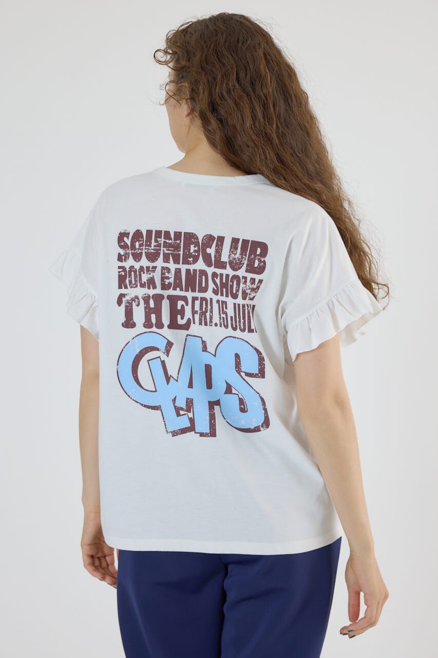 RODEO CROWNS「Vintage Graphicフリル Tシャツ」|Tシャツ・カットソー|