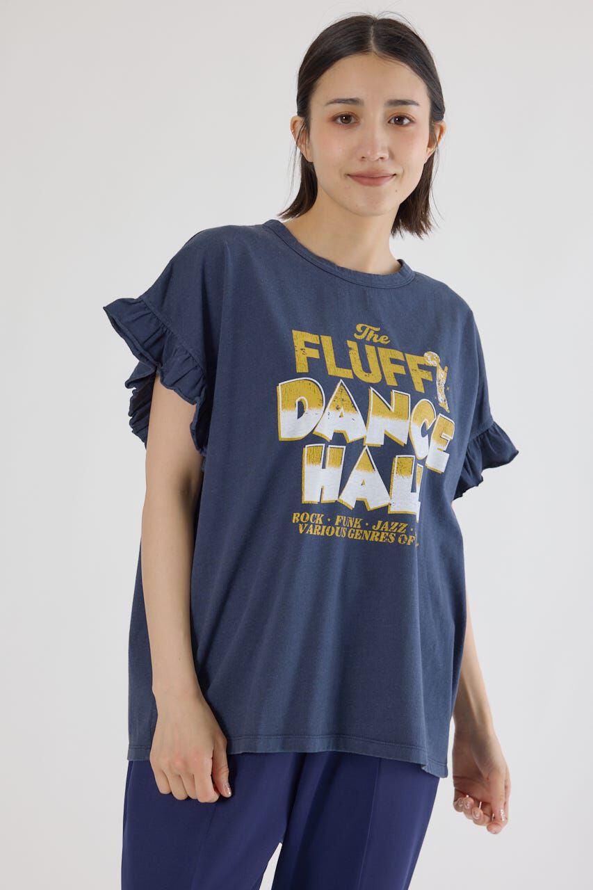 RODEO CROWNS「Vintage Graphicフリル Tシャツ」|Tシャツ・カットソー|