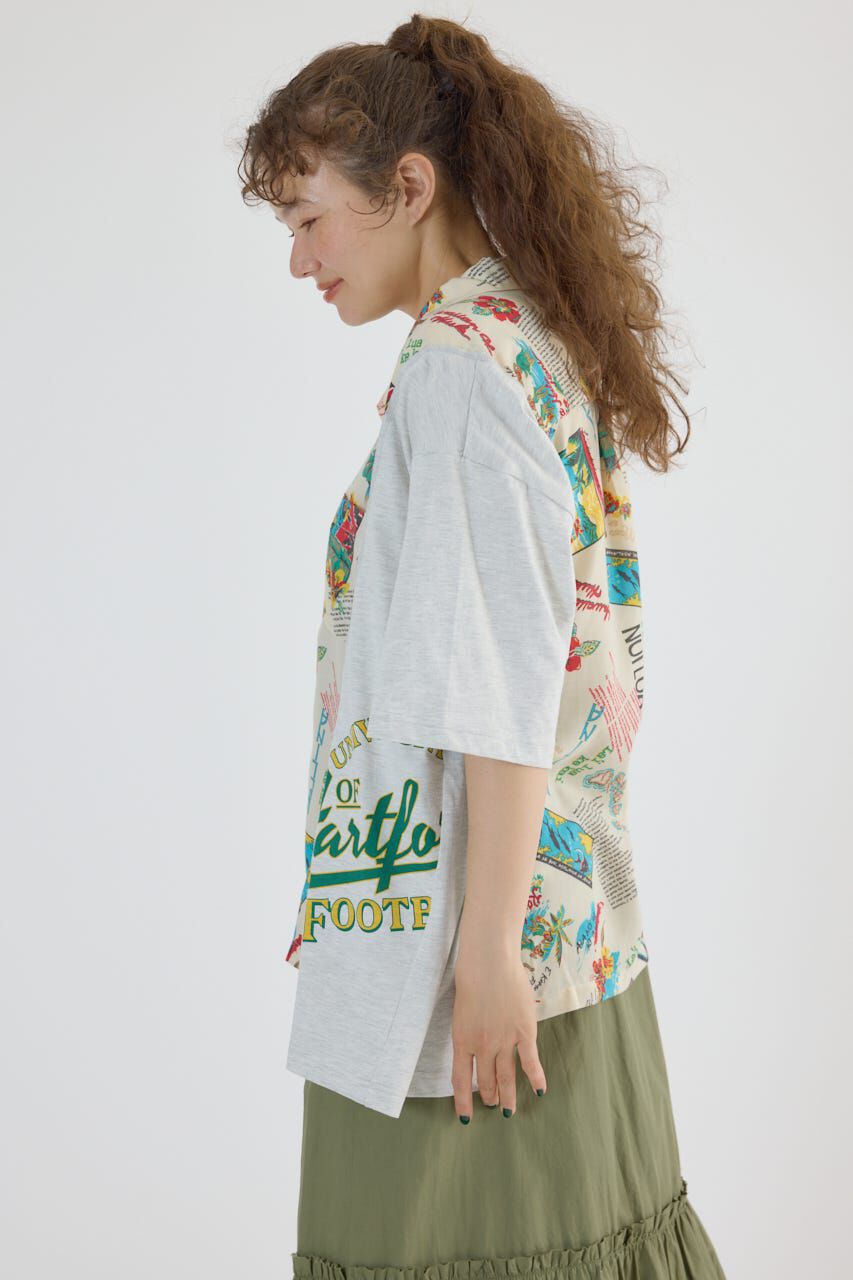 RODEO CROWNS「ドッキングアロハビッグシャツ」|シャツ・ブラウス|