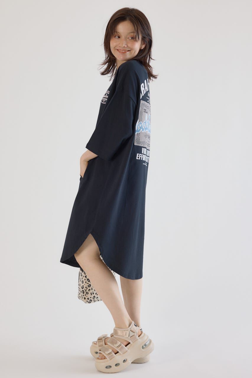 RODEO CROWNS「コール＆デニムパッチワンピース」|ワンピース|