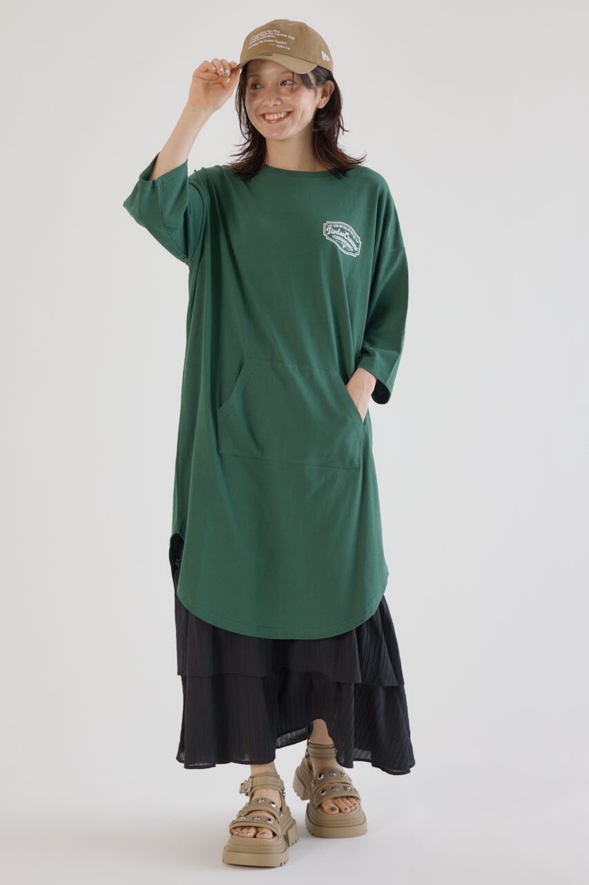 RODEO CROWNS「コール＆デニムパッチワンピース」|ワンピース|