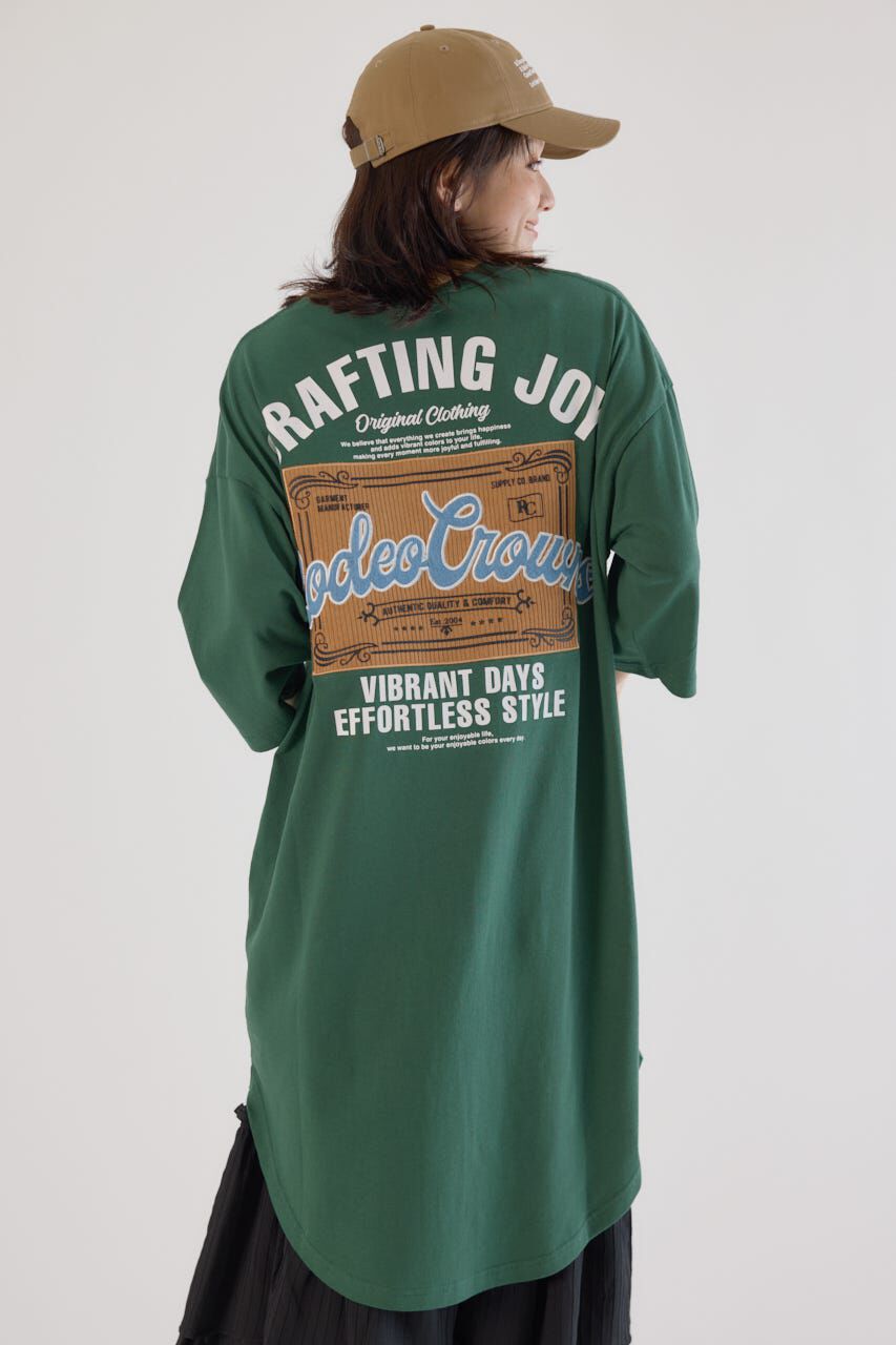 RODEO CROWNS「コール＆デニムパッチワンピース」|ワンピース|