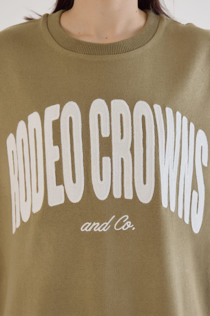 RODEO CROWNS「CURVE LOGOコンビニットワンピース」|ワンピース|