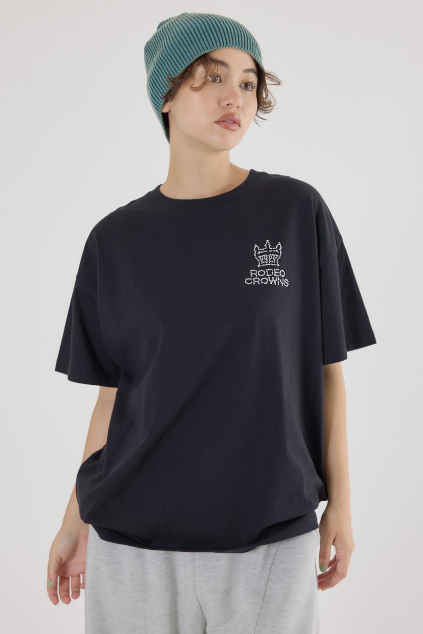 RODEO CROWNS「スタッズCROWNロゴTシャツ」|Tシャツ・カットソー|