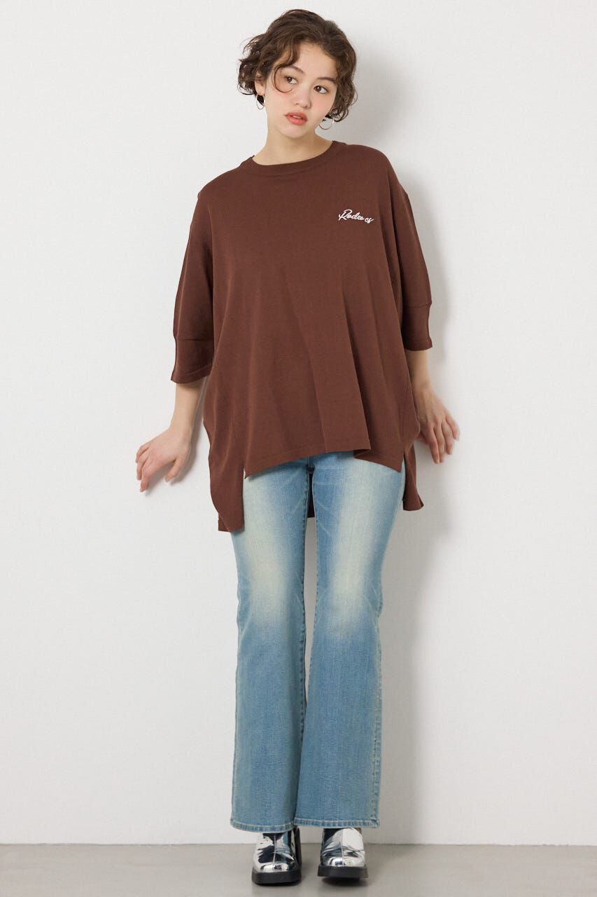 RODEO CROWNS「ドッキングドルマンビッグニットトップス」|ニット・セーター|