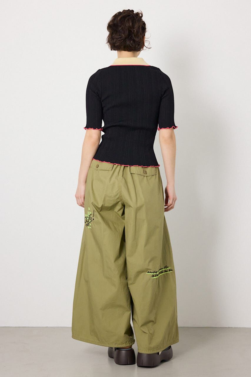 RODEO CROWNS「バイカラーポロニット」|ニット・セーター|