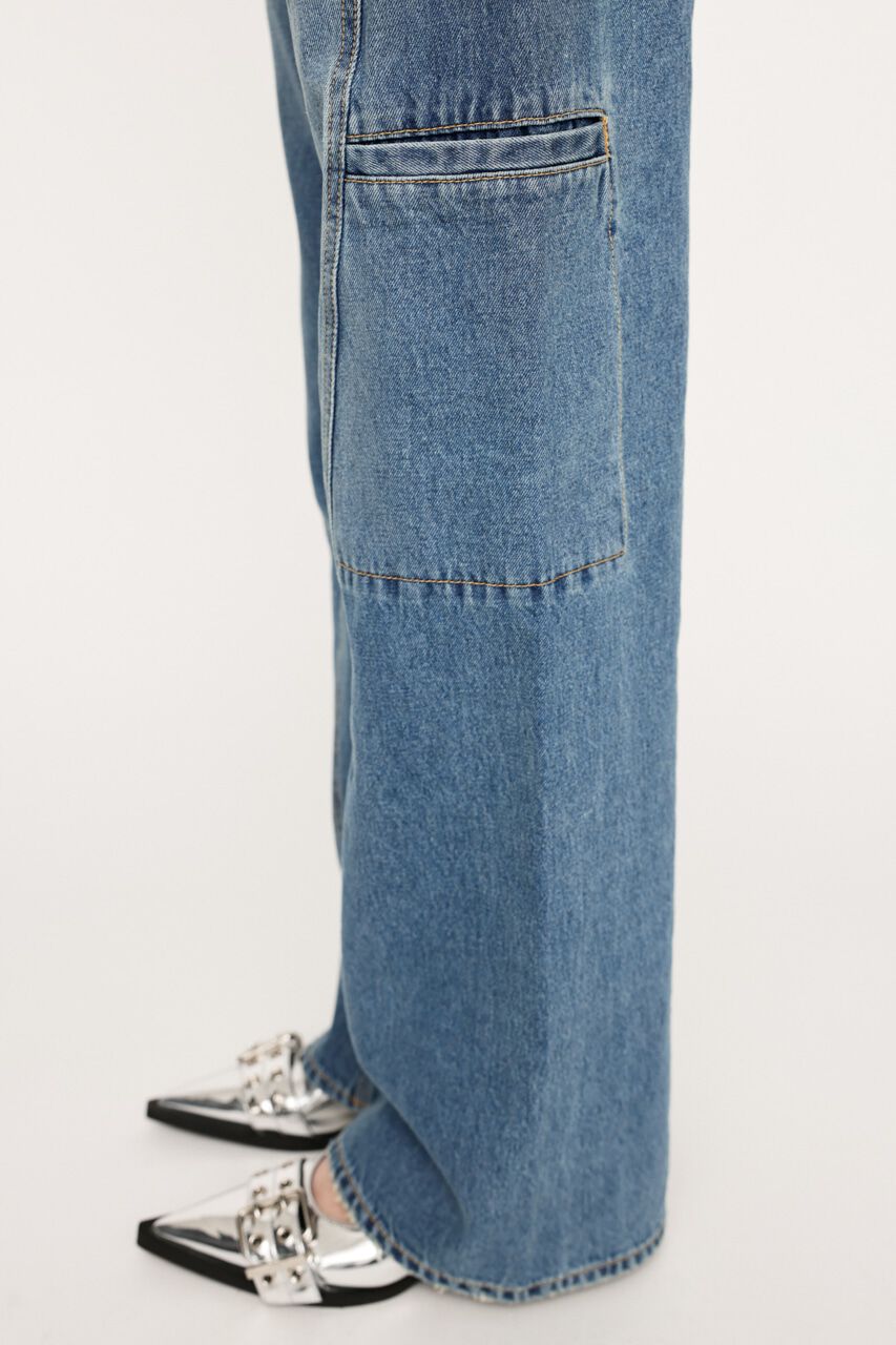 SLY「JW SLANT SEAM MID STRAIGHT-B」|デニム|