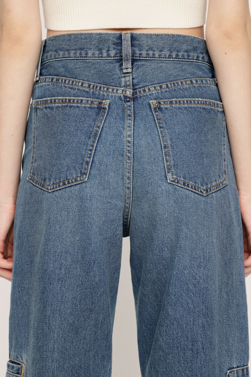 SLY「JW SLANT SEAM MID STRAIGHT-B」|デニム|