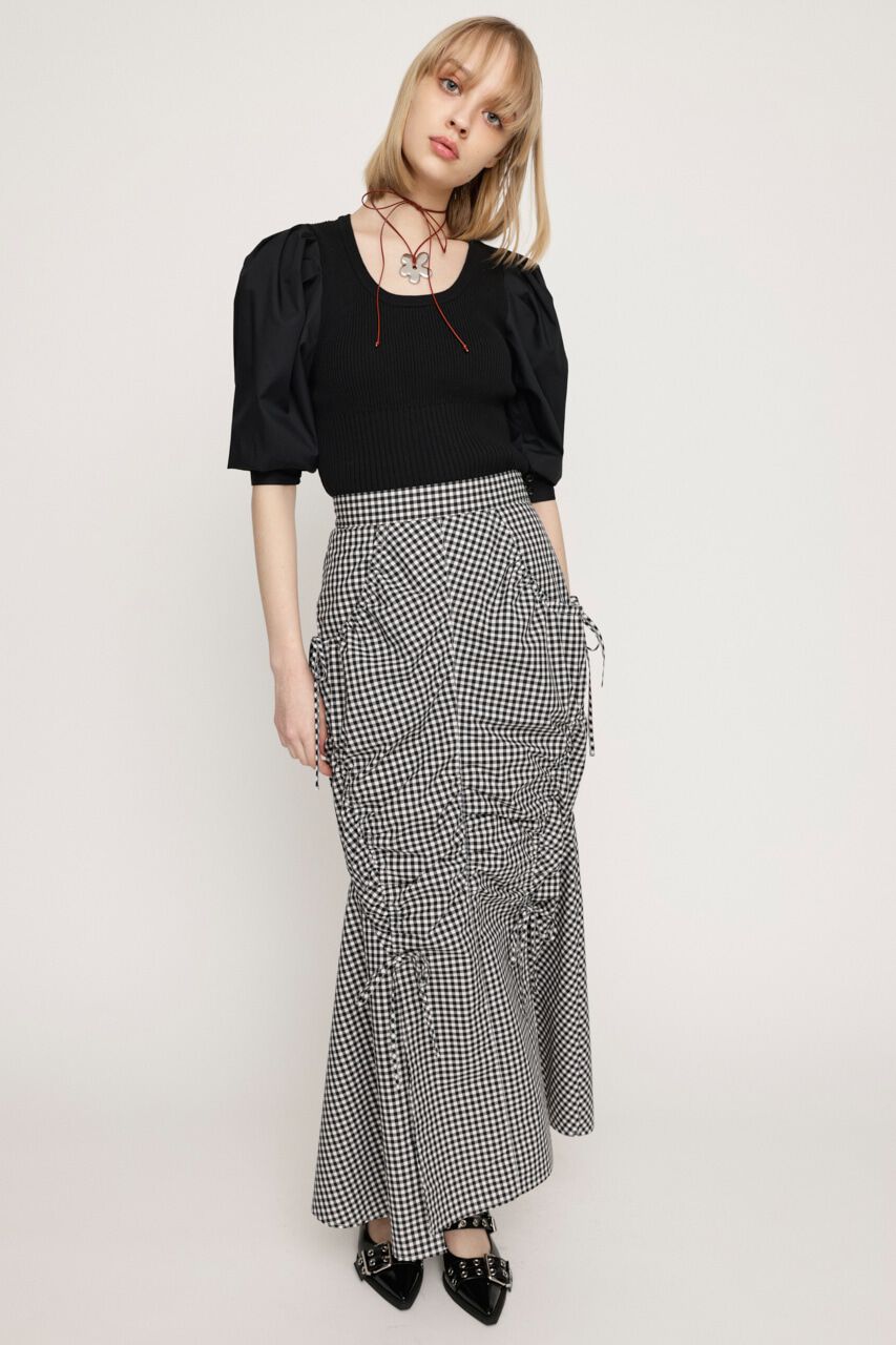 SLY「KNIT COMBI TUCK PUFF トップス」|ニット・セーター|