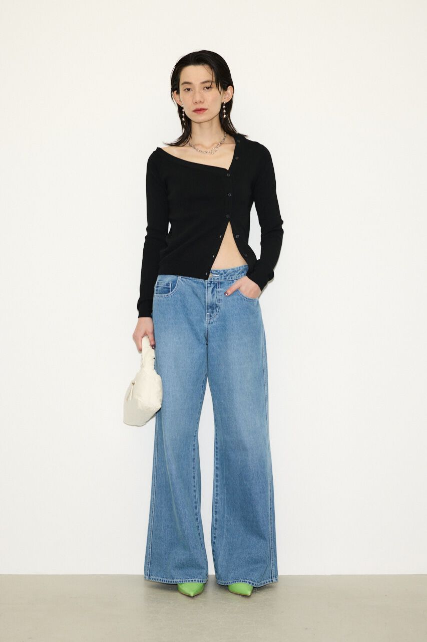 SLY「L／W LOOSE LEG PT-C」|デニム|