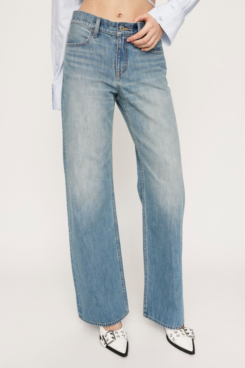 SLY「SILAS L／W STRAIGHT PT-B」|デニム|L/BLU1